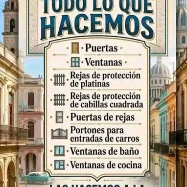 Se realiza trabajos de herrería y - 5/6