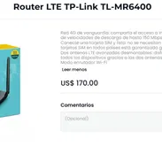 Router LTE TP-Link TL-MR6400 nuevo - Img 55067337