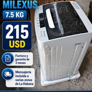 💧Lavadora automática Milexus 7.5kg NUEVA - Img 55197351
