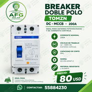 🔴Breaker doble polo TOMZN de 200A – DC MCCB . 80usd - Img 58062233