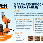 🚧 Sierra Recíproca (Sierra Sable) FINDER® de 21V 🚧 - Img 57698462