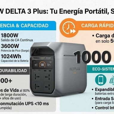 Ecofllow y batería extra max - Img 124194912