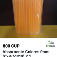 Absorbentes de colores de 9 mm ideal para batidos! - Img 54985163