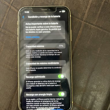 Vendo iPhone XR de 64 GB de almacenamiento libre de fábrica Face ID ok batería 77% su costo es de $100 usd interesados e - 2/2