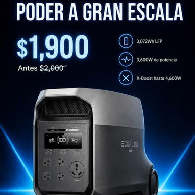 Gran Rebaja!! Los mejores precios de estaciones de energia portables, marcas como Ecoflow, Bluetti, Anker, Daran - 5/10