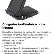 Cargador inalámbrico para iPhone. Nuevo - Img 51935930