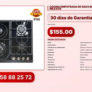 COCINA EMPOTRADA DE GAS E INFRARROJO MILEXUS VPT#-0317 - Img 56831144