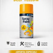 Pintura de sprey amarillo intenso - Img 57707528