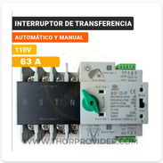 Interruptor De Transferencia Automática (ATS) NLQ3-125 4P 63A Automático Y Manual Para Generador E Inversor $55 - Img 57204127