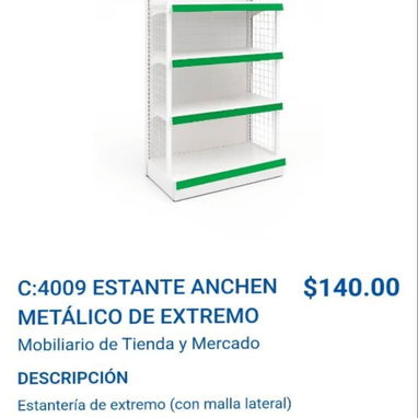Estantes metálicos simples y dobles para su negocio - Img 120375194