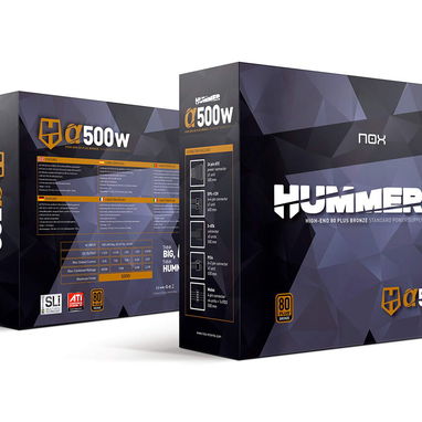 Fuente Alimentación NOX HUMMER ALPHA 500W 80+ Bronze *NUEVO PRECIO: 60 USD antes 65 USD* - Img 112229275