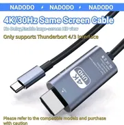 Adaptadores y cables tipo c a hdmi para ver la pantalla de su teléfono o Laptop en el tv - Img 49786064