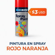 PINTURA EN SPRAY ROJO NARANJA - Img 57148612