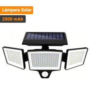 ☀️💡 LÁMPARA SOLAR EXTERIOR — 3 CABEZALES AJUSTABLES 💡☀️ 🔥 ¡ILUMINACIÓN POTENTE Y SEGURIDAD PARA TUS EXTERIORES! ☀️ - Img 57810699