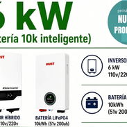 Inversor híbrido de 6 kW + batería de 10 kWh - Img 56046515