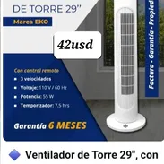 Ventilador De Torre 29"  (Trae Mando) - Img 56494380