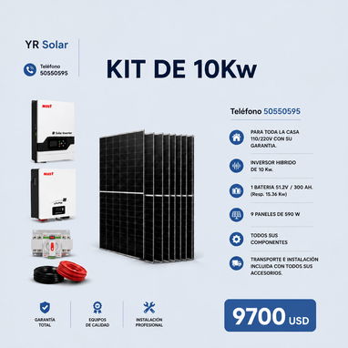 🔥🔥🔥LOS MEJORES PRECIOS EN KIT SOLARES PROFESIONALES CON"🔆YR Solar"  ✅El precio incluye el montaje y contrato con tod - 5/6