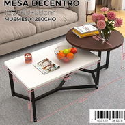Mesa de centro de 2 niveles comunícate con Pedro - Img 53286676
