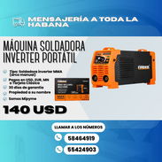 ⚡ MÁQUINA SOLDADORA INVERTER PORTÁTIL ⚡ 💲 Precio: 140 USD 🛡️ Garantía: 30 días - Img 55668490
