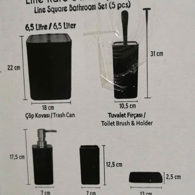 VENTA DE SET DE BAÑO DE 5 PIEZAS - Img 124467509