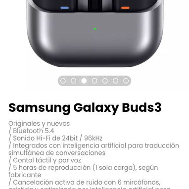 Samsung Galaxy Buds3. Originales, en su caja - Img 112536027