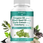 Capsulas de Orégano Orgánico 60 capsulas, 11 en 1. Sistema Inmune, respiratorio y digestivo, vegano - Img 52217695