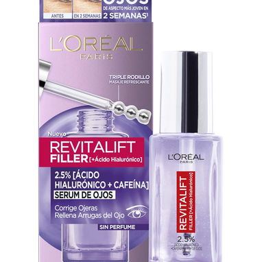 Skincare L'Oréal Revitalift Filler: serum para el rostro, serum para ojos, crema de día y noche. - Img 114231468