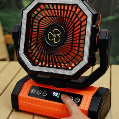 🌬️ VENTILADOR RECARGABLE - MODELO X13 (Batería 20,000 mAh) - 6/6
