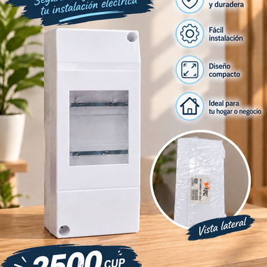 Caja brekera con cubierta transparente⚡ 8 vías | 12 vías| 15 vías | 18 vías | 2 vías 🚀 Solamente con mensajería - 6/7