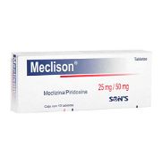 Meclizina Pirodoxina 25mg 50mg 10 Tabletas. Precio: $500 - Img 46075760