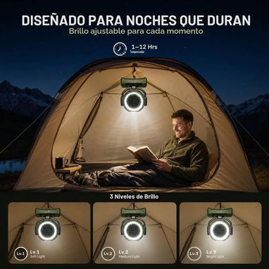 Ventilador - Recargable T11* - 6/8