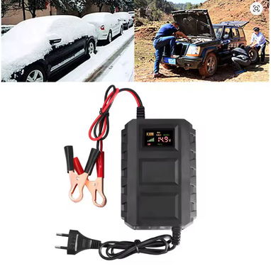 Cargador inteligente para baterias de acido, agm, litio y demas. 12v/8A LCD Display - Img 97780864