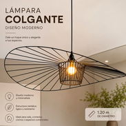 Lámpara Colgante de techo diseño moderno artesanal y minimalista - Img 57551910