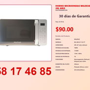 HORNO MICROONDAS MILEXUS 20L GRIS - Img 54823239
