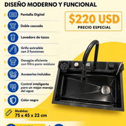 Fregadero Inteligente de Acero Inoxidable RODIMAX - Img 58237830