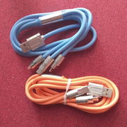 Cables 1 a 3 USB a tipo C, micro USB y lighting (iPhone) - Img 57208813