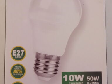 Bombillo LED 10W 110v luz blanca rosca estándar E27 - Img 62645634
