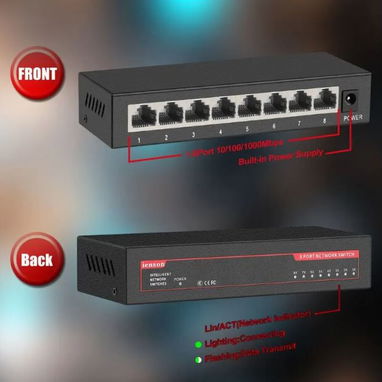 ⭐ Vendo Switch --- 5 puertos tengo de 20$ y 25$ / 8puertos =35$ /// 1GB / NEW en Caja ⭐ WhatsApp 53881002 - Img 106382631