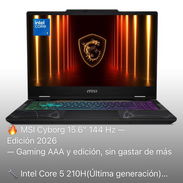 💻Laptop MSI Cyborg 15.6 . Edición 2026🔥🔥 - Img 58188291