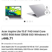 Acer Aspire Lite 15.6″ FHD Intel Core N350 8GB RAM 128GB SSD Windows 11 - Img 57011618