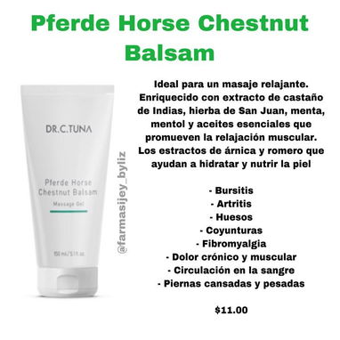 Gel de masaje bálsamo de castaño de indias Pferde. - Img 122353867