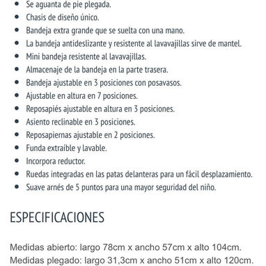 Silla de bebé de alta calidad - Img 124629845