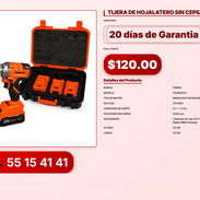 TIJERA DE HOJALATERO SIN CEPILLO 21V VPT-0296 - Img 56216909