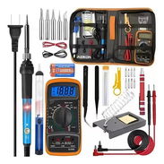 Rq-sik-n4 Kit De Soldador Eléctrico Temperatura Regulable Multímetro - Img 51415058