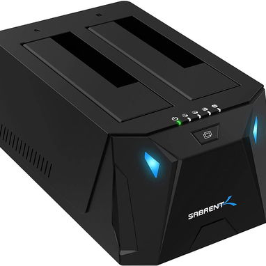 DOCKING EXTERNOS DE 2 BAHÍAS ORICO y SABRENT(65 USD)|HDD 2.5”-3.5”(HASTA 44TB)|USB 3.0 + ALIMENTACIÓN 12V|EN CAJA-NUEVOS - Img 111416203