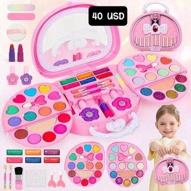 Maquillaje no tóxico para niñas y de fácil lavado - Img 121979472