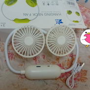 Ventilador recargable colgado al cuello - Img 53614997