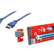 0km✅ PCIe Card Riser Coboc Miner adapter 16x 📦 Card ☎️56092006 - Img 44985745
