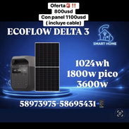 Ecoflow delta 3 1024wh 1800w pico 3600w con panel - Img 57243834