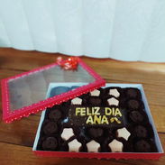 Bombones de chocolate semiamargo y chocolate blanco - Img 55489764